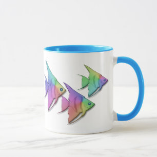 Rainbow Angel Fish Mug