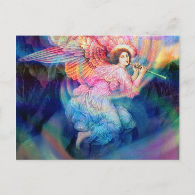 Rainbow Angel Postcard (Front)
