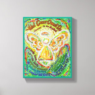 Rainbow Angel What Cancer Cannot Do Canvas Wrap Print