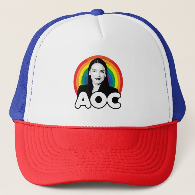 Rainbow AOC Trucker Hat (Front)