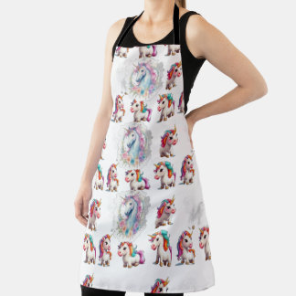 Rainbow Apron Unicorn
