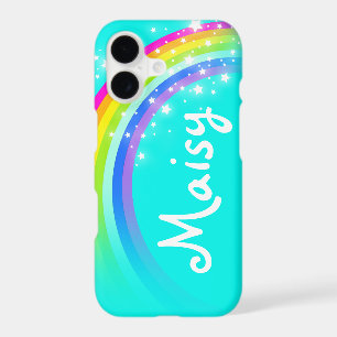 Rainbow aqua vous ajouter coque iphone de nom cour