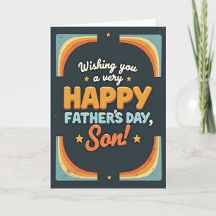 Rainbow Arc Fathers Day Card