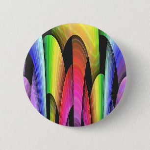 Rainbow Arch 2 Inch Round Button