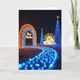 Rainbow Arch Christmas Card