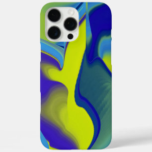 Rainbow Art 3D Abstract in yellow purple green iPhone 16 Pro Max Case