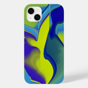 Rainbow Art 3D Abstract in yellow purple green Case-Mate iPhone 14 Plus Case