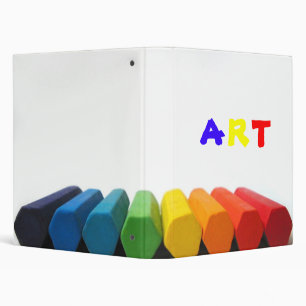 Rainbow Art Binder