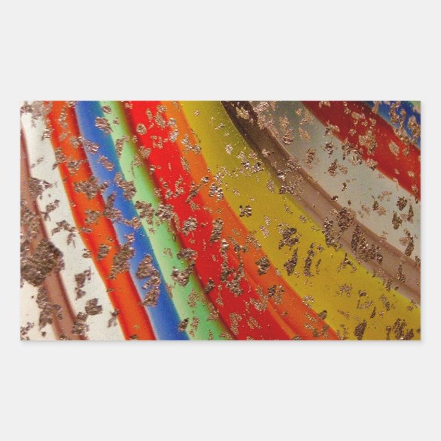 Rainbow Art Glass Sticker (Front)