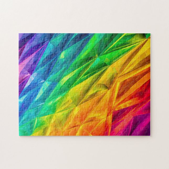 Rainbow Art Prism 3 Bold and Beautiful Jigsaw Puzz Puzzle (Horizontal)
