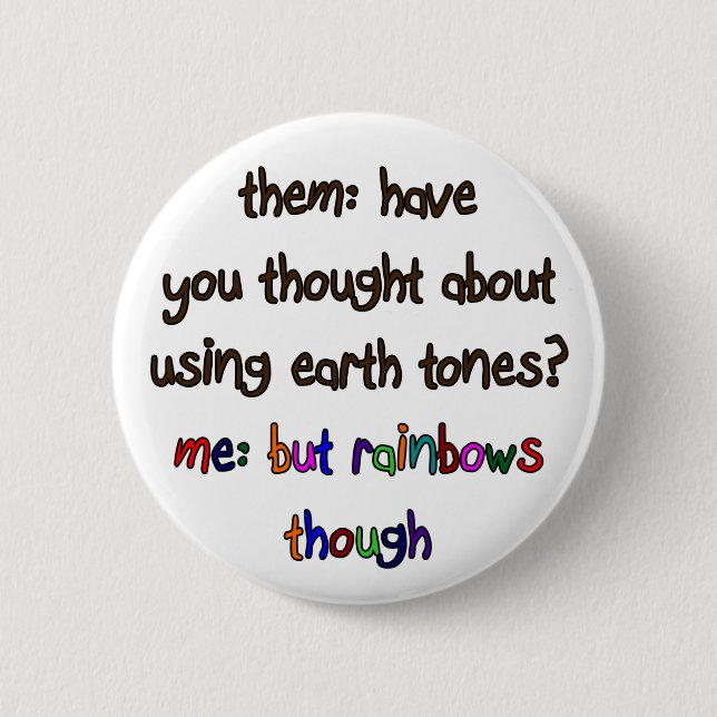 Rainbow Artist Button (Front)