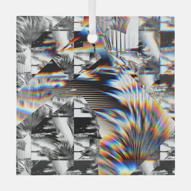 Rainbow Assault   Glass Ornament (Front)