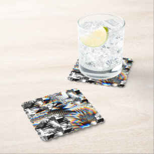 Rainbow Assault Paper Coaster