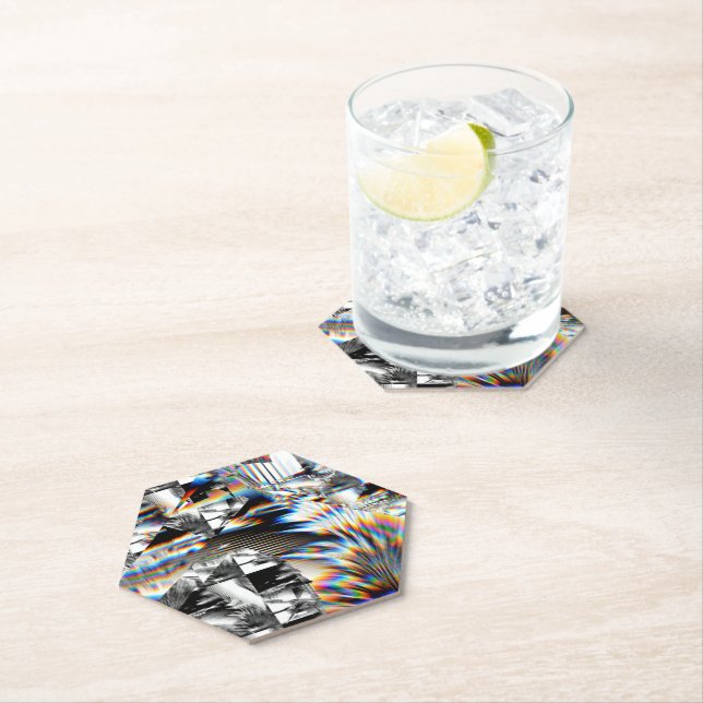 Rainbow Assault  Paper Coaster (Insitu)