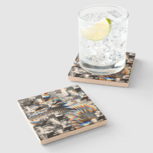 Rainbow Assault  Stone Coaster