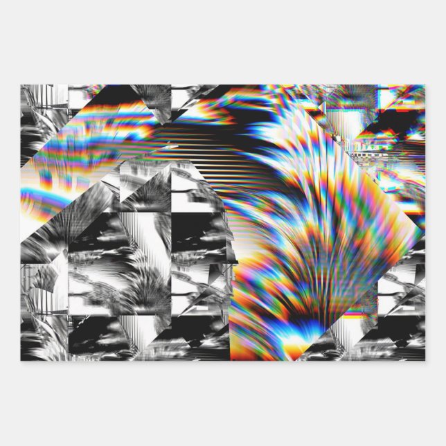 Rainbow Assault Wrapping Paper Flat Sheet Set of 3 (Front)