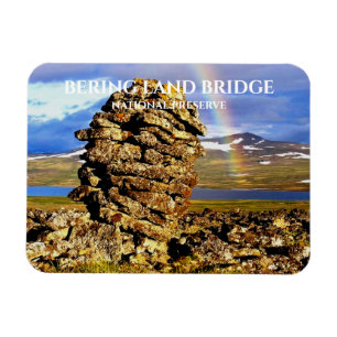 Rainbow at Bering Land Bridge National Preserve Magnet