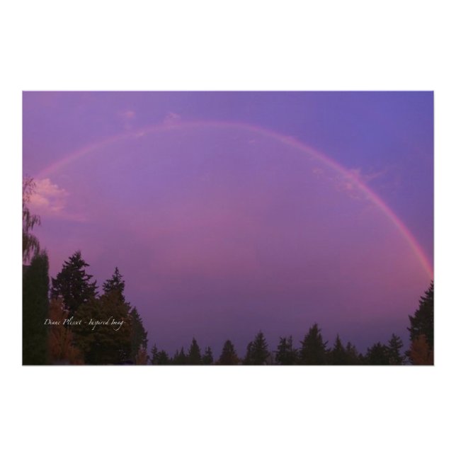 Rainbow at Dawn Photo Print (Front)