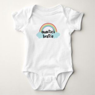Rainbow Auntie's Bestie Baby Bodysuit