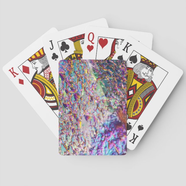 Rainbow Aura Crystals Playing Cards (Back)