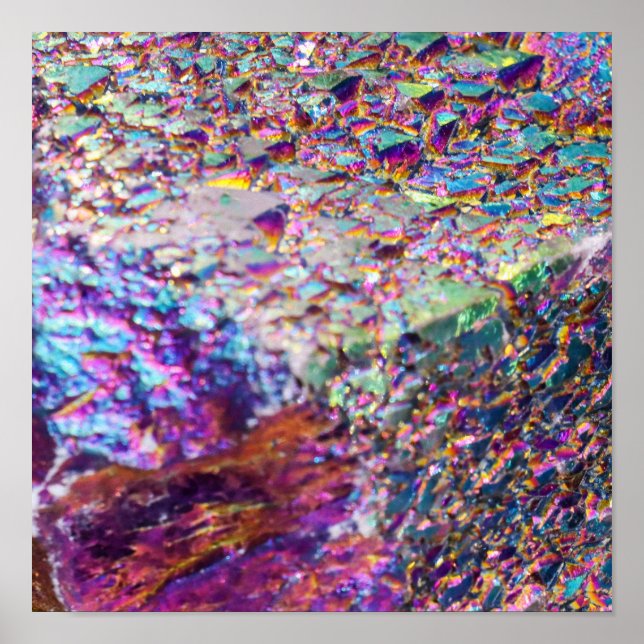 Rainbow Aura Crystals Poster (Front)
