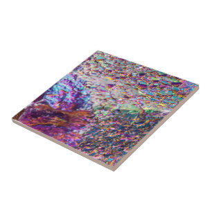 Rainbow Aura Crystals Tile