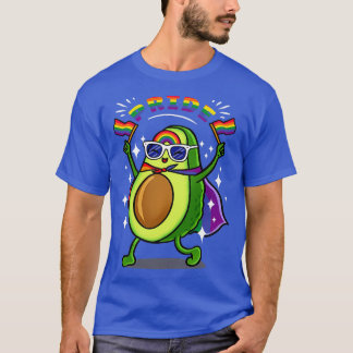 Rainbow Avocado 5 T-Shirt