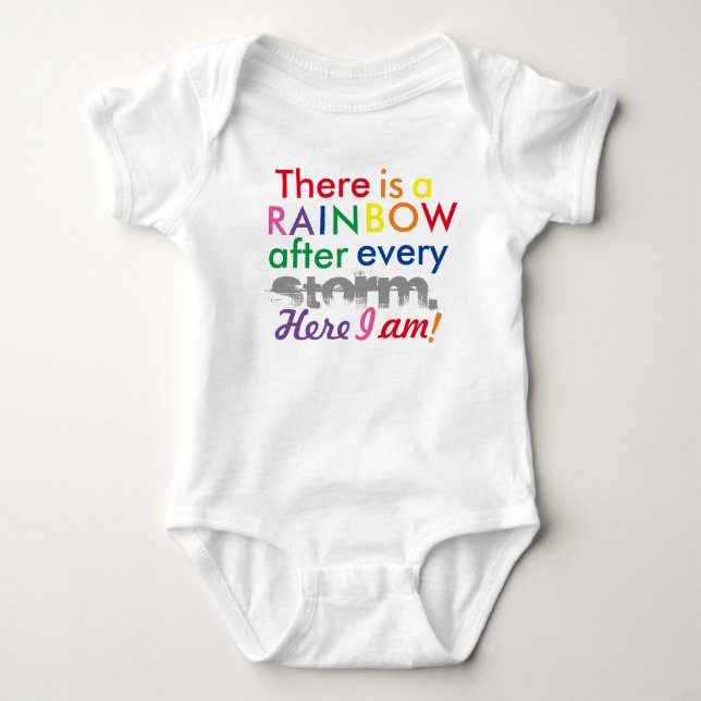 Rainbow Baby Bodysuit (Front)