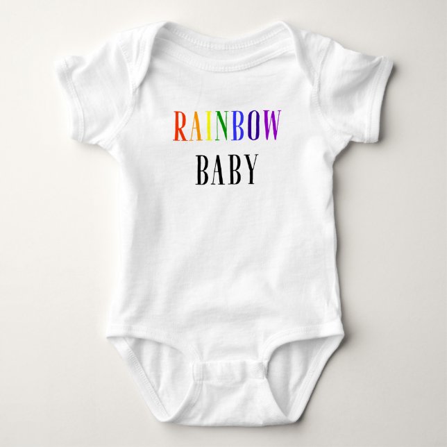 Rainbow Baby Bodysuit (Front)