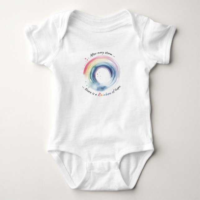 Rainbow Baby Miracle Bodysuit (Front)