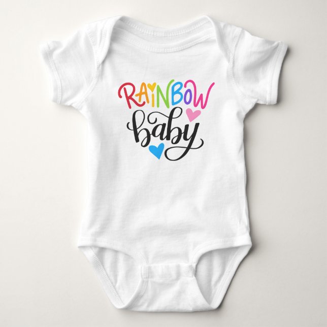 Rainbow Baby Newborn Hope Storm Bodysuit (Front)