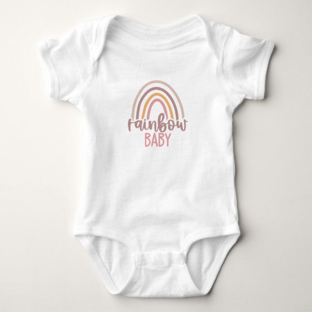 Rainbow baby Quote  Bodysuit (Front)