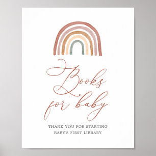 Rainbow Baby Shower Books For Baby Sign