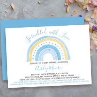 Rainbow Baby Shower Boy Baby Sprinkle