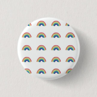 Rainbow badge 1 inch round button