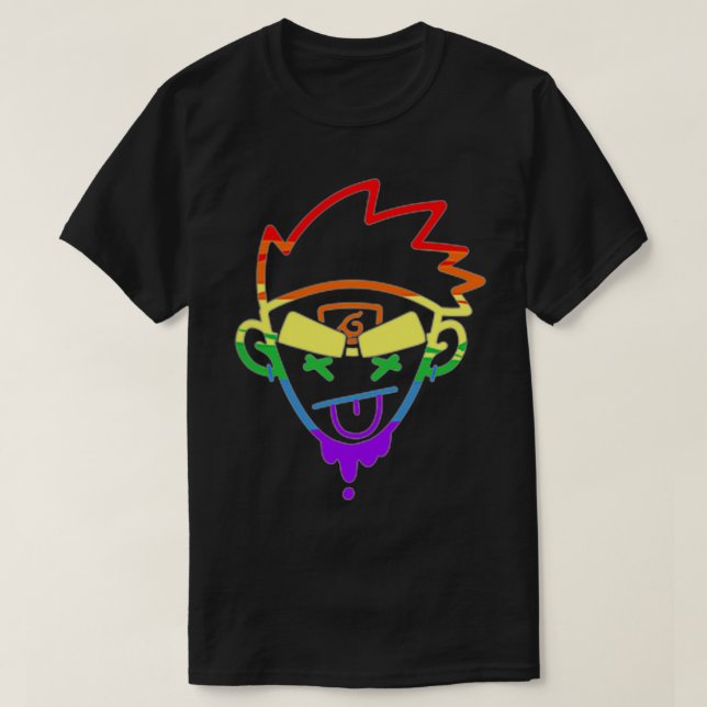 Rainbow BAESD Head logo Tee  (Design Front)