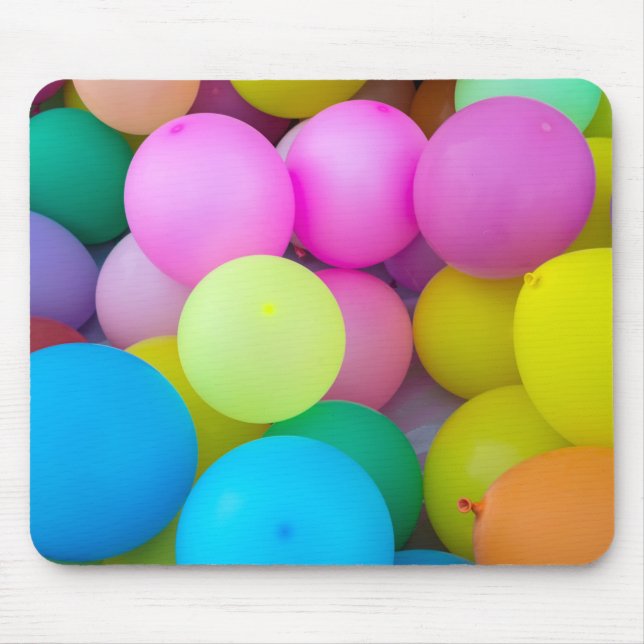 Rainbow Balloons Mouse Pad (Front)