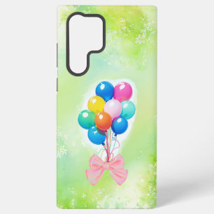 Rainbow Balloons & Watercolor Forest Phone Case