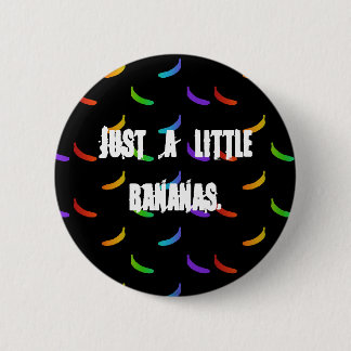 Rainbow Banana 2 Inch Round Button