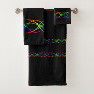 Rainbow Bath Towel Set