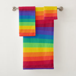 Rainbow Bath Towel Set