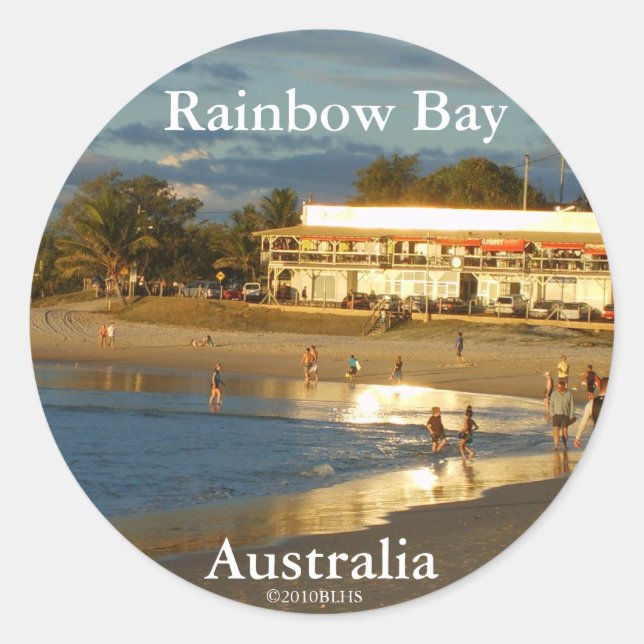Rainbow bay, sticker (Front)
