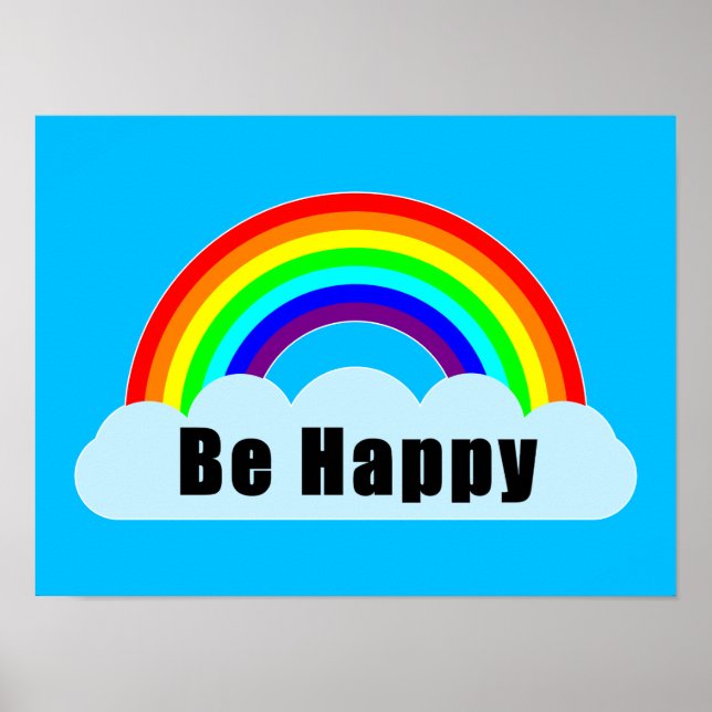 RAINBOW - Be Happy Poster (Front)