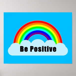 RAINBOW - Be Positve Poster