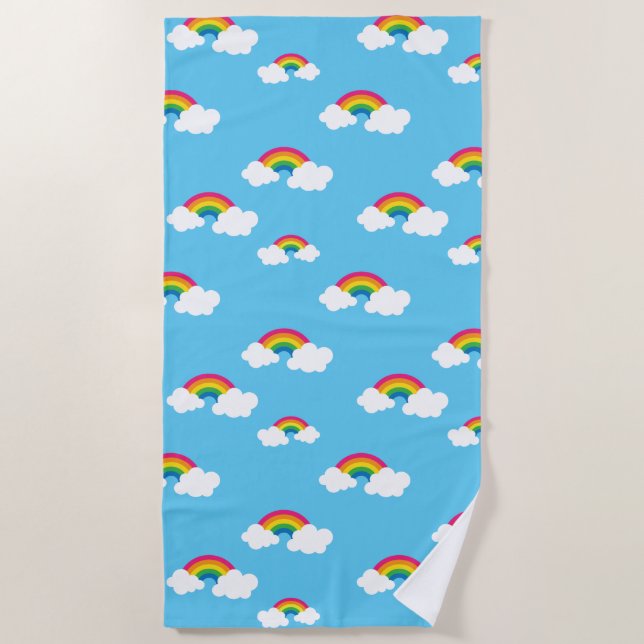 Rainbow Beach Towel (Front)