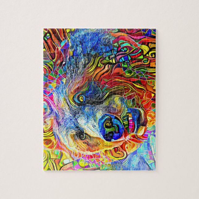 Rainbow Bear Jigsaw Puzzle (Vertical)