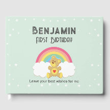 Rainbow Bear Signature Book.