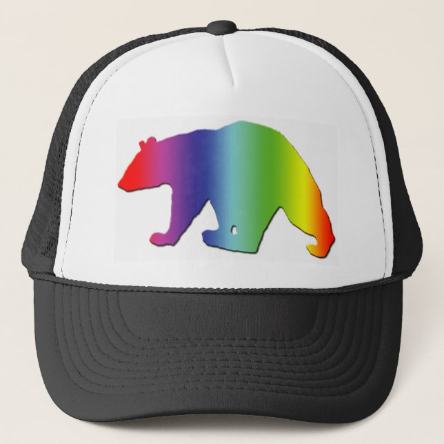 Rainbow Bear Trucker Hat (Front)
