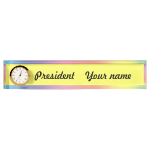 Rainbow Beauty Medium - Nameplate