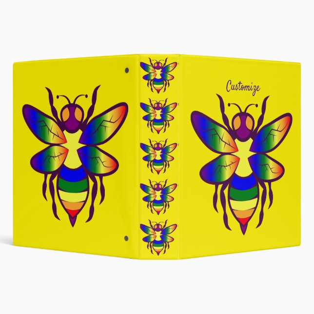 Rainbow Bee Thunder_Cove Binder (Background)